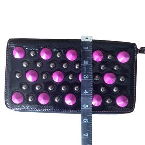 Sold Vintage Betsey Johnson Leather Pink Floyd Wallet